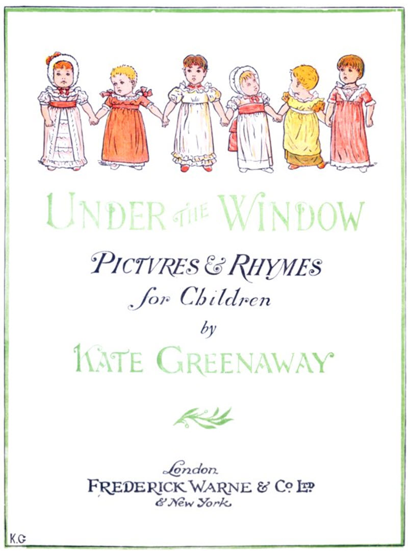 Cover of Kate Greenaway's Rhymes for Children