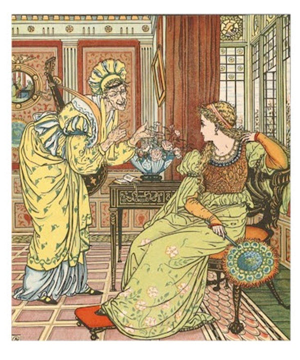 Walter Crane - Princess Belle-Etoile - The Wicked Step Mother